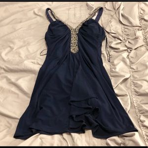 Navy blue dress